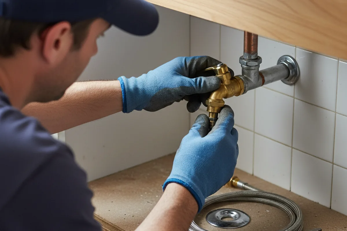 Shutoff valve and fitting work during Repiping in Granite Bay